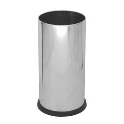 [100472] Portaombrelli Steel con vaschetta interna 22L in acciaio inox lucido Stilcasa