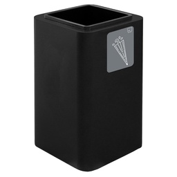 [100473] Portaombrelli Cubo 38x38x65cm in acciaio nero Stilcasa