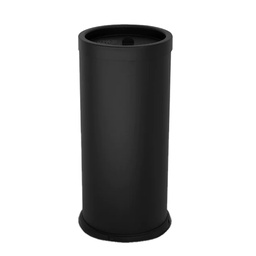 [100475] Posacenere autoestinguente coperto da terra nero Stilcasa