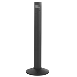 [100481] Posacenere da esterno in alluminio verniciato nero Stilcasa