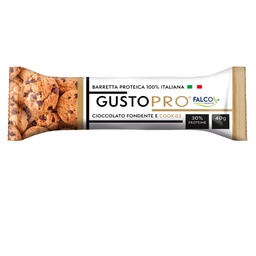 [100500] Barretta proteica GustoPro 40gr cioccolato fondente e cookie Falco
