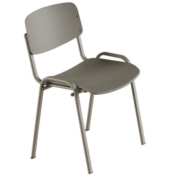 [100544] Seduta attesa Milk Grigio Caldo s/braccioli