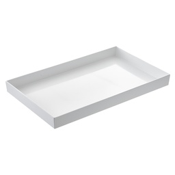 [100573] Vassoio Venezia in melamina GN 1/3 - 32,5x17,6x6cm bianco Leone