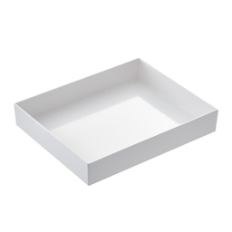 [100574] Vassoio Venezia in melamina GN 1/2 - 32,5x26,5x6cm bianco Leone