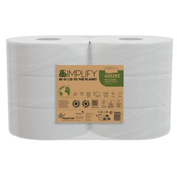 [100617] Pacco 1305 strappi Carta Igienica MaxiJumbo goffratura micro SIMPLIFY Papernet