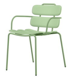[100631] Seduta collettivitA' Lemon con braccioli verde Unisit