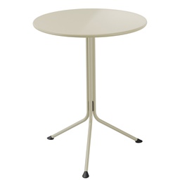 [100653] Tavolo basso ribaltabile avorio tondo H 75cm Lemon