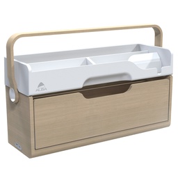 [100729] Organizer portatile e da scrivania Ergobox ALBA