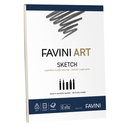 [100787] Blocco collato Sketch Favini Art 40fg 90gr/m2 f.to A4