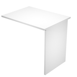 [100789] Allungo reversibile dx/sx 80x60cm bianco per scrivanie Easy fianchi pannello