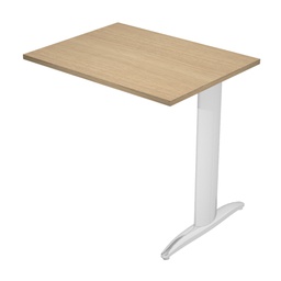 [100829] ALLUNGO REVERSIBILE DX/SX 80x60cm ROVERE gamba metal cromato EASY