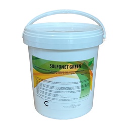 [101125] Secchio 5kg polvere assorbente Solfonet Green per sversamento acido solforico