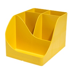 [101447] Portapenne Pen-Wave Bee Blue giallo zafferano Exacompta