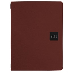 [101466] Porta menU' A4 Talk bordeaux 24,3x31,6cm Stilcasa