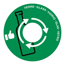 [101761] Coperchio raccolta vetro verde per cestino 133R Cep