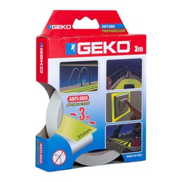 [101805] Nastro adesivo antiscivolo fosforescente ANTISLIP 25mm x 3mt Geko