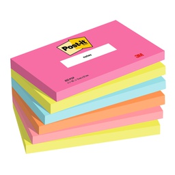 [101850] Cf. 6pz blocco 100fg. Post-it® Notes 76x127mm 655-POP Popmistic