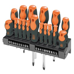 [101872] 37 Cacciaviti con portainserto e Bits Valex