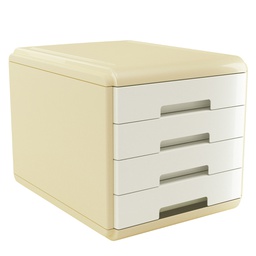 [101892] Cassettiera Vintage Milk - colore avorio Arda