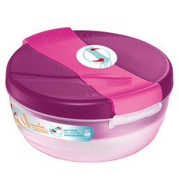 [101919] Lunch Bowl Origins a 3 scompartimenti 1,4 lt rosa Maped