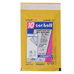 [101981] 10 Buste imbottite Sacboll in carta avana A 13x20cm BLASETTI