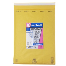 [101989] 10 Buste imbottite Sacboll in carta avana K 37X55cm BLASETTI