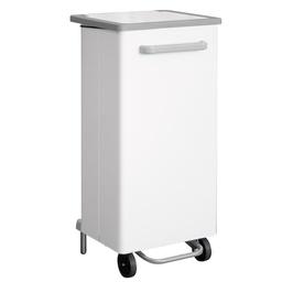 [102096] Pattumiera a pedale Gastro 110L bianco Stilcasa