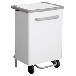 [102100] Pattumiera a pedale Gastro 70L bianco Stilcasa