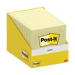 [102222] Cf. 10 blocchetti c/film 100fg Post-it® Notes 6820-CY-W10 76x76mm giallo canary