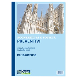 [90897] Preventivi e ordinativi per banchetti 50/50 copie autoric. DU1670C0000
