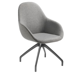 [96085] Poltrona direzionale Nida NADG grigio chiaro