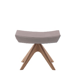 [96096] Sgabello poggiapiedi seduta attesa Nora panna