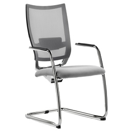 [96164] Seduta attesa Elite concept COV grigio/grigio con braccioli inclusi