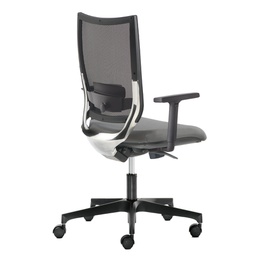 [96166] Poltrona semidirezionale Elite concept COTE grigio c/ bracc. regolabili