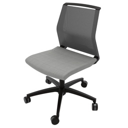 [96222] Poltrona semidirezionale Light LLE grigio chiaro senza braccioli