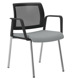 [96229] Seduta attesa Kind KI4GTBR grigio chiaro con braccioli inclusi