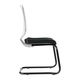 [96236] Seduta attesa Newair NWBS nero/bianco senza braccioli