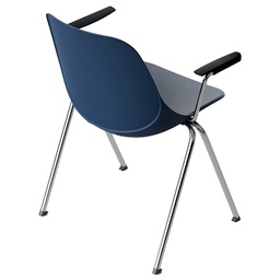 [96455] Seduta attesa Quick QKBR blu con braccioli inclusi