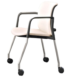 [96463] Seduta attesa Nik NIC4R beige con braccioli inclusi
