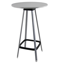 [96512] Tavolo bar alto Tapas TAVTA rotondo grigio
