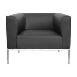 [96567] Poltrona Diwa DW1 nero braccioli inclusi