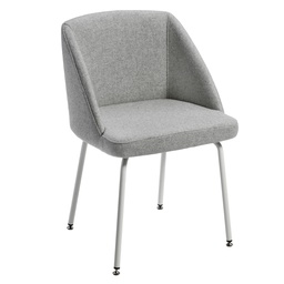 [96586] Poltroncina attesa Norma NO4CV grigio chiaro