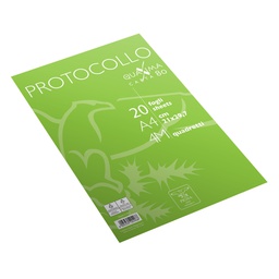 [98513] Fogli protocollo A4 4mm 20fg 80gr Pigna