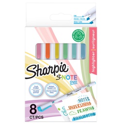 [98551] Astuccio 8 pennarelli S-Note Duo colori assortiti Sharpie