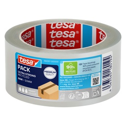 [98650] Nastro adesivo 66mt x 50mm Tesapack Eco ultra strong ecoLogo trasparente Tesa