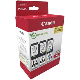 [CAN5437C004] Canon Cartuccia Ink Multipack PG-575XLx2/CL-576XL