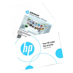 [HP49V50A] Hp carta fotografica 65 lb, 5 x 5 in. (127 x 127 mm, 20 fogli