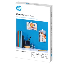 [HPCR757A] Hp Confezione da 100 fogli carta fotografica lucida HP Everyday 10 x 15 cm