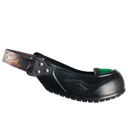 [102126] Sovrascarpe con puntale Visitor tg L (44-48 nero/verde Safety Jogger