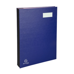 [102324] Libro Firma 20 pagine Blu 24X35cm 57022E Exacompta